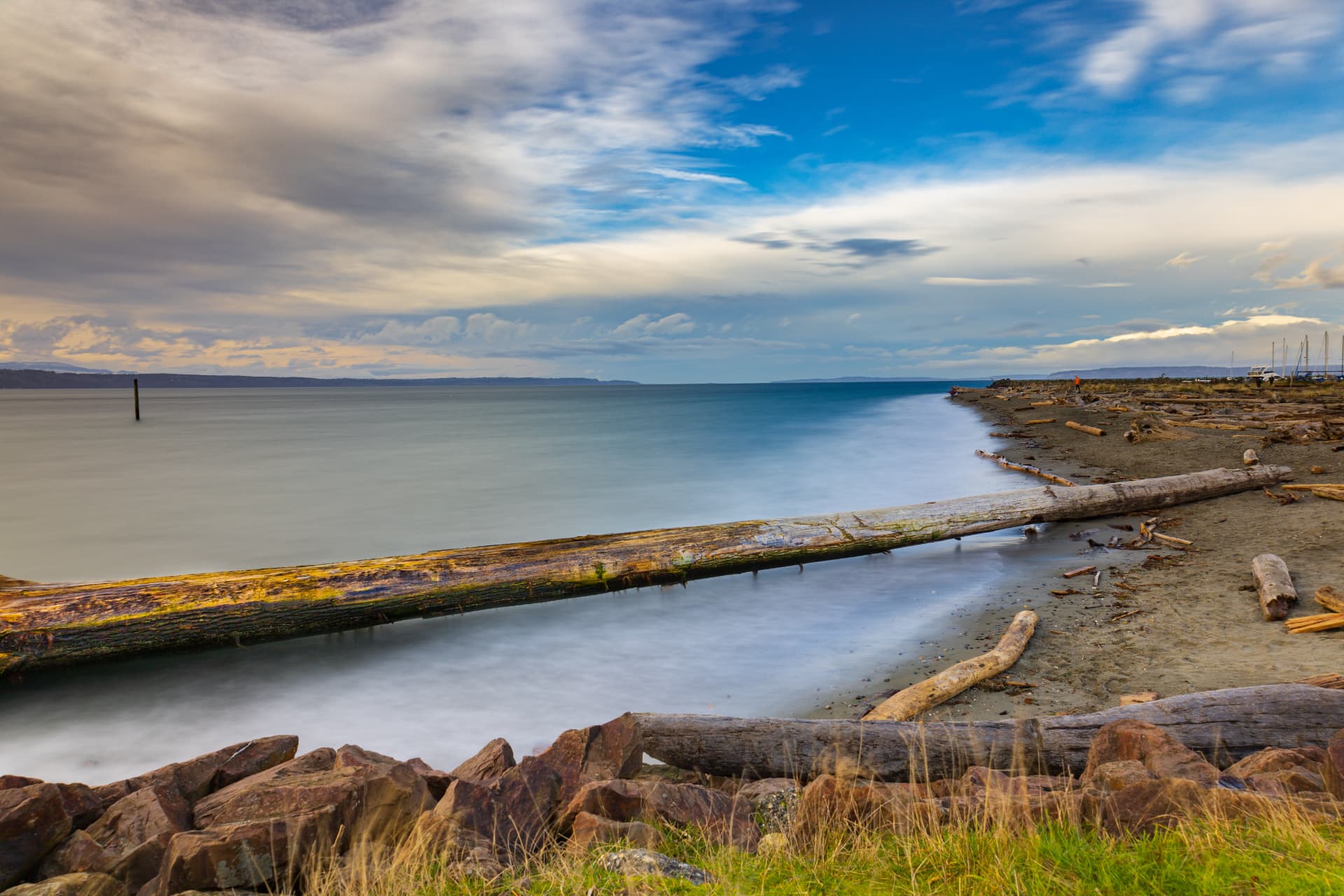 Edmonds waterfront on the Puget Sound